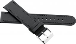 JVD Skórzany pasek do zegarka 12 mm R41601-12 czarny