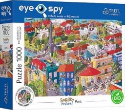  Trefl Puzzle 1000 element?w UFT Eye-Spy Sneaky Peekers Pary? Francja