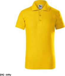  MALFINI Pique Polo 222 - ADLER - Koszulka polo dziecięca, 200 g/m2, - żółty - 110 cm/4 lata-158 cm/12 lat 134 cm/8 lat