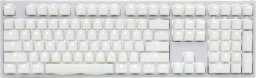Klawiatura Ducky Ducky One 2 White Edition PBT Gaming Tastatur, MX-Black, weiße LED - weiß