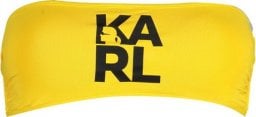  Karl Lagerfeld KARL LAGERFELD KOSTIUM KĄPIELOWY TOP DAMSKI ŻÓŁTY XS EU