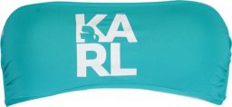  Karl Lagerfeld KARL LAGERFELD KOSTIUM KĄPIELOWY CZĘŚĆ TOP DAMSKA JASNONIEBIESKI XS EU