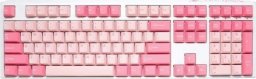 Klawiatura Ducky Ducky One 3 Gossamer Pink Gaming Tastatur - MX-Black Clear Top