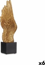  Gift Decor Figurka Dekoracyjna Skrzydła Czarny Złoty 8 x 33,5 x 13 cm (6 Sztuk)