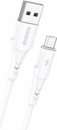 Kabel USB Foneng USB-A - microUSB 1 m Biały (X81 Micro)