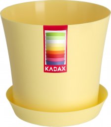  Kadax Doniczka Osłonka Na Kwiaty fiołek Żółta 12,5cm