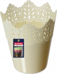  Kadax Doniczka Osłonka Na Kwiaty Rośliny Kremowa 14,5 cm