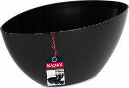  Kadax Doniczka Osłonka Na Kwiaty Połysk Czarna 21 cm