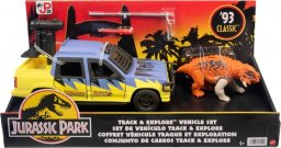 Figurka Mattel Jurassic World Nostalgia Pojazd + dinozaur (HMM25)