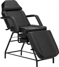  Activeshop Fotel kosmetyczny 557A z kuwetami czarny