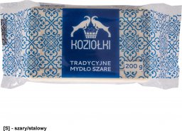  R.E.I.S. HM-KOZIOLKI - Tradycyjne mydło szare Koziołki, uniwersalne do mycia kąpieli zapierania plam, nie zawiera barwników, przebadane dermatologicznie - 200 g.