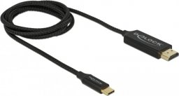 Kabel USB Delock USB-C - HDMI 1 m Czarny (84904)