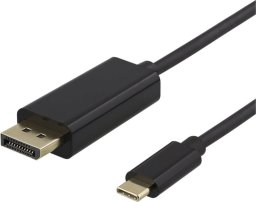 Kabel USB Deltaco USB-C - DisplayPort 2 m Czarny (R00140015)