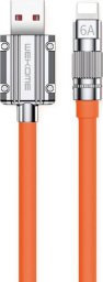 Kabel USB Wekome USB-A - Lightning 1 m Pomarańczowy (WK-WDC-186_01_ORANGE)