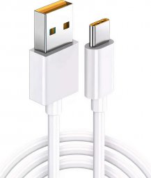 Kabel USB Oppo Kabel Oppo DL136 Supervooc Super Szybki USB do USB-C Type C 65W 1m przewód Biały