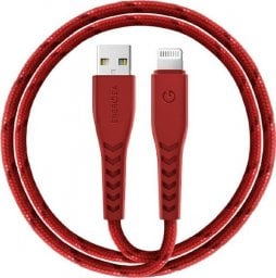 Kabel USB Energea USB-A - Lightning 1.5 m Czerwony (CBL-NF-RED150)