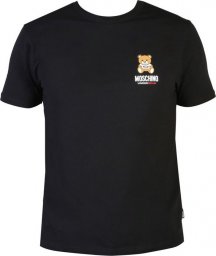  Moschino Koszulka T-shirt marki Moschino model A0784-4410M kolor Czarny. Odzież Męskie. Sezon: Wiosna/Lato XL