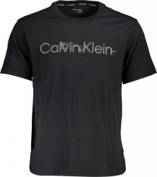  Calvin Klein CALVIN KLEIN CZARNY T-SHIRT MĘSKI Z KRÓTKIM RĘKAWEM M