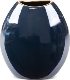 Eurofirany Wazon dekoracyjny ceramiczny MORA 18X9X20 granatowy