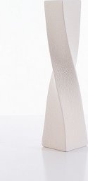  Eurofirany Nowoczesny wazon ceramiczny wąski RISO 9X9X39 kremowy