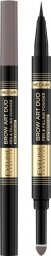  EVELINE KOLOROWKA Eveline Brow Art Duo Kredka do brwi 2w1 - medium 1szt