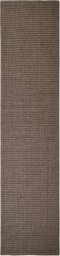  vidaXL Sizalowy dywanik do drapania, brązowy, 80x350 cm