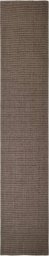  vidaXL Sizalowy dywanik do drapania, brązowy, 66x350 cm