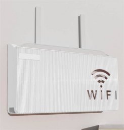  Aptel Naścienna PÓŁKA na Router Wi-Fi biała AG986