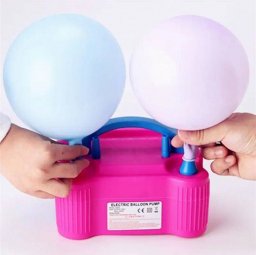  Aptel Kompaktowa POMPKA do Balonów Elektryczna 600W różowo-niebieska AG997
