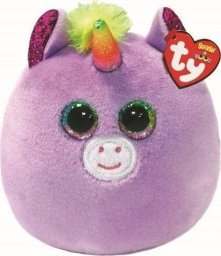 Breloczek TY INC. Brelok pluszak Ty Squishy Beanies Rosette purpurowy jednorożec 8,5cm Clip 39569