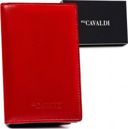 4U Cavaldi Skórzany portfel damski z dużą sekcją na karty płatnicze  Cavaldi