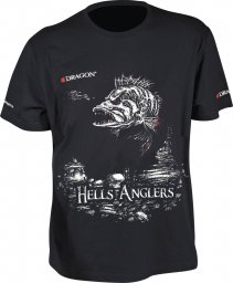  Dragon Koszulka wędkarska, T-shirt Dragon Hells Anglers - Okoń