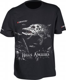  Dragon Koszulka wędkarska, T-shirt Dragon Hells Anglers - Szczupak