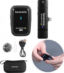 Mikrofon Saramonic Saramonic Blink500 ProX Q3 (RXDi + TX) Zestaw do bezprzewodowej transmisji dźwięku