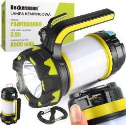 Latarka Heckermann Latarka akumulatorowa LED Heckermann HC-261 z powerbankiem
