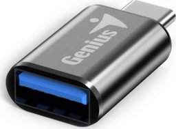 Adapter USB Genius ACC-C2A USB-C - USB Srebrny  (32590002400)