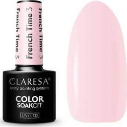 Claresa CLARESA Lakier hybrydowy do paznokci FRENCH TIME - 3  5g