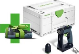 Wiertarko-wkrętarka Festool CXS 18-Basic-3,0 (578063) 18 V 1 x akumulator 3 Ah