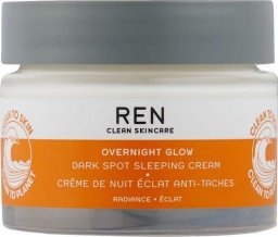 Ren Clean Skincare Overnight Glow Dark Spot Sleeping Cream rozjaśniający krem na noc 50ml REN