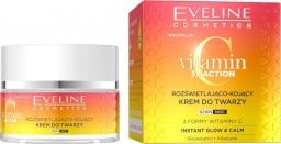  Eveline Vitamin C 3xAction Rozświetlająco - Kojący Krem do twarzy na dzień i noc 50ml