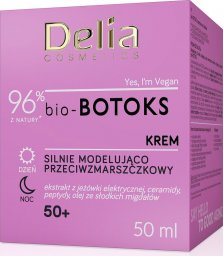  Delia DELIA COSMETICS Bio-Botox Krem silnie modelująco przeciwzmarszczkowy 50+ na dzień i noc 50ml