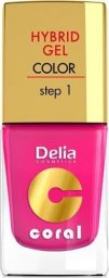  Delia Delia Cosmetics Coral Hybrid Gel Emalia do paznokci nr 03 róż 11ml