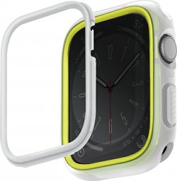  Uniq Etui UNIQ Moduo Apple Watch 4/5/6/7/SE/8 44/45mm limonka-biały/lime-white