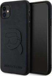  Karl Lagerfeld Karl Lagerfeld KLHCN613DRKNK iPhone 11 / Xr 6.1" czarny/black hardcase Rubber Karl Head 3D