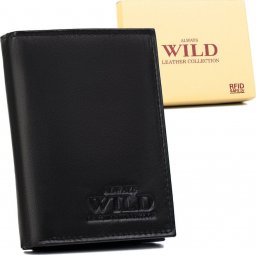  Always Wild Skórzany portfel męski z zabezpieczeniem antykradzieżowym  Always Wild NoSize