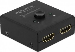 Delock Switch bidirektional HDMI 2 - 1 4k 60Hz kompakt