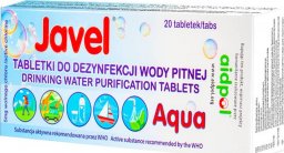  Javel Tabletki do uwydatniania wody JAVEL AQUA 20 szt