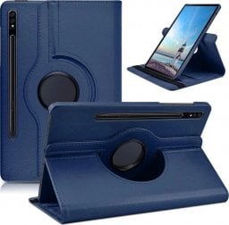 Etui na tablet Strado Etui obrotowe dla Samsung Galaxy Tab S7 FE T736/ T736 Niebieskie