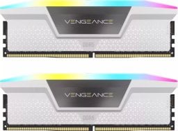 Pamięć Corsair Vengeance RGB, DDR5, 32 GB, 6000MHz, CL30 (CMH32GX5M2B6000C30W)