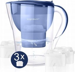 Dzbanek filtrujący Aigostar  Water Pitcher 3.5L ( with Timer） Blue VDE/Pure